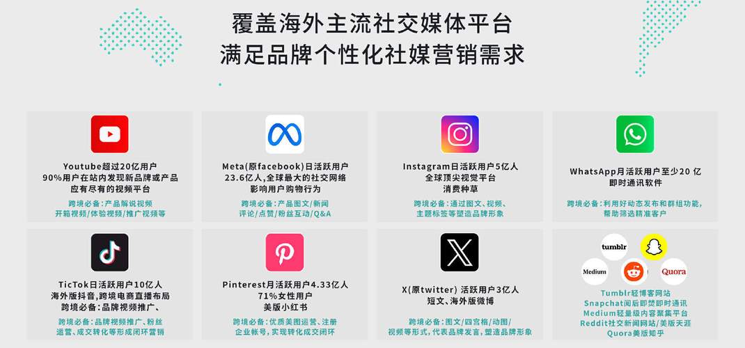 外贸独立站社交媒体整合